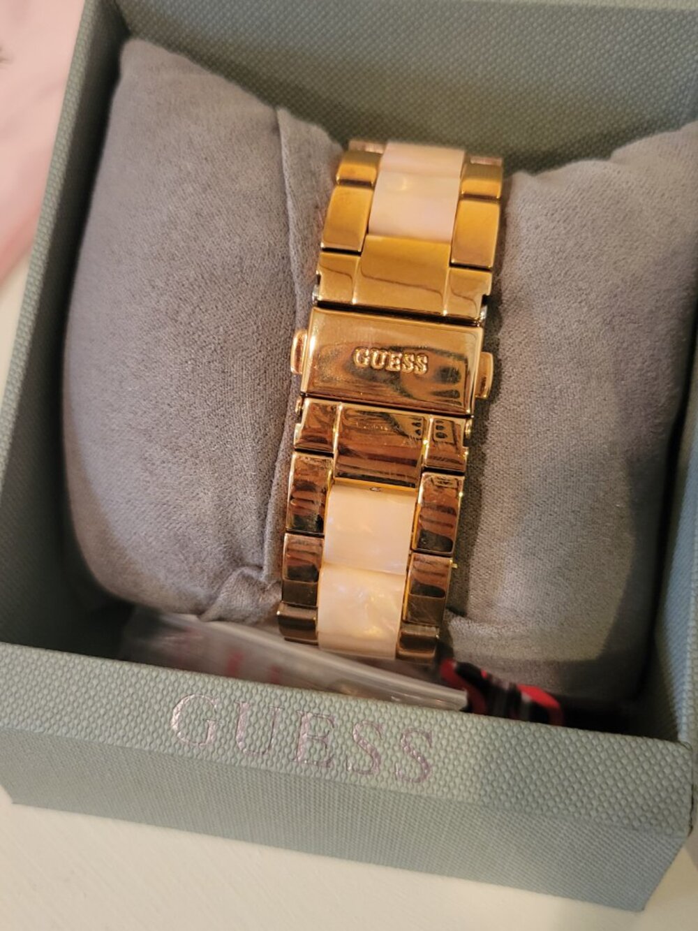 Guess Rose Gold and Pink Quartz Watch - Picture 3 of 4
